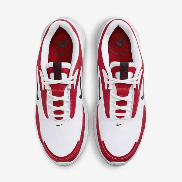 Men's Nike Air Max Bolt Sneakers White / Red / Black | NK274PMU