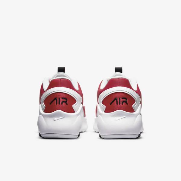 Men's Nike Air Max Bolt Sneakers White / Red / Black | NK274PMU