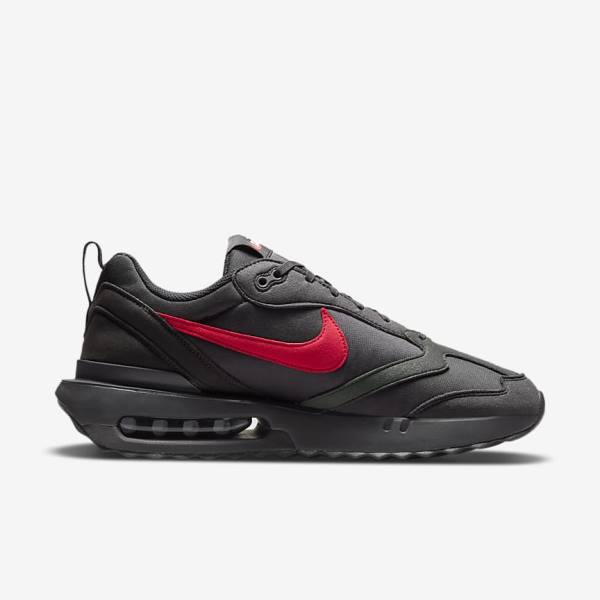 Men's Nike Air Max Dawn Sneakers Black / White / Red | NK690TWB