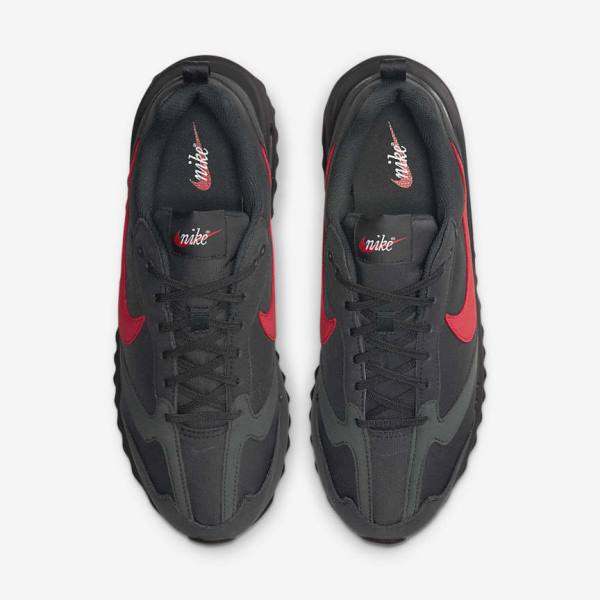 Men's Nike Air Max Dawn Sneakers Black / White / Red | NK690TWB