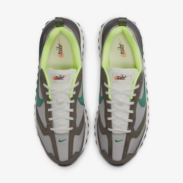 Men's Nike Air Max Dawn Sneakers Olive Grey | NK826PRB