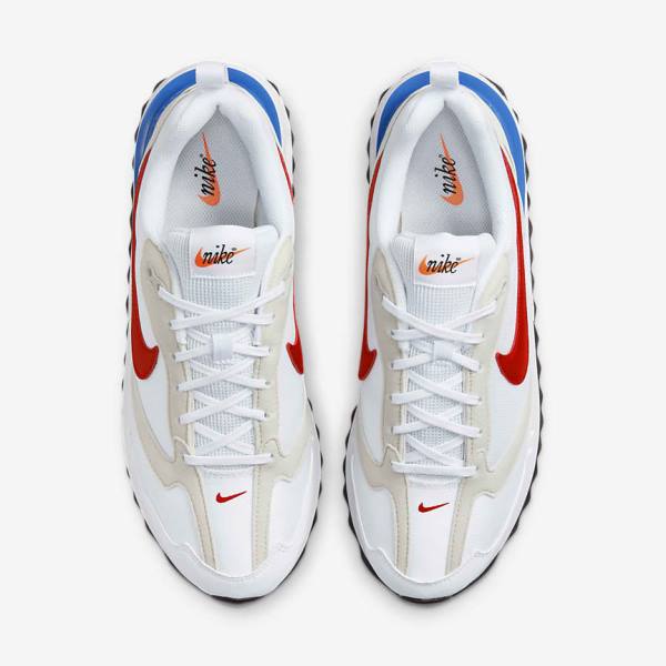 Men's Nike Air Max Dawn Sneakers White / Blue / Black / Red | NK053ZMW