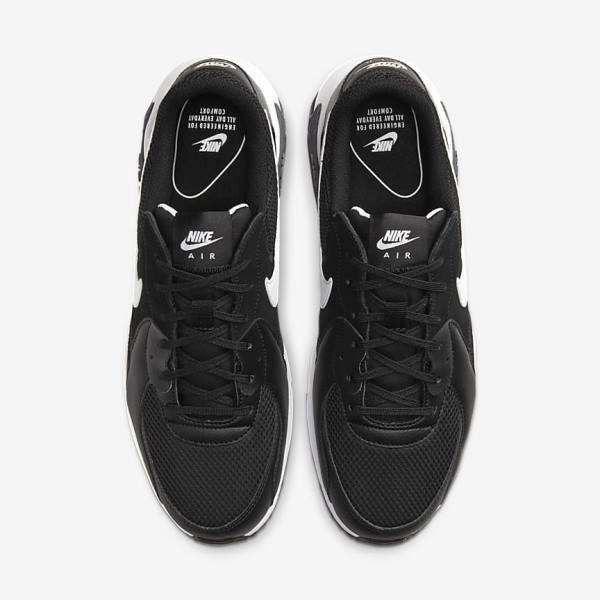 Men's Nike Air Max Excee Sneakers Black / Dark Grey / White | NK809GKC