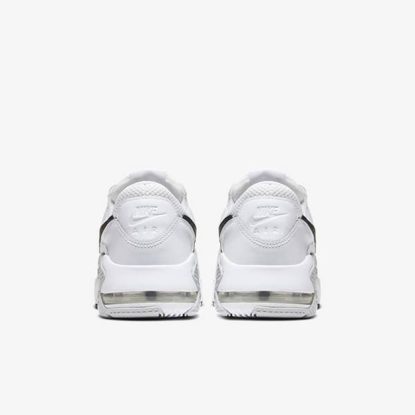 Men's Nike Air Max Excee Sneakers White / Platinum / Black | NK835NBC