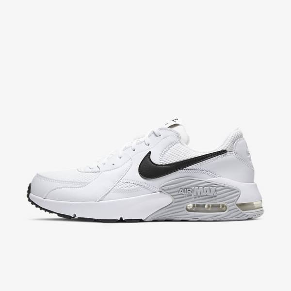 Men\'s Nike Air Max Excee Sneakers White / Platinum / Black | NK835NBC