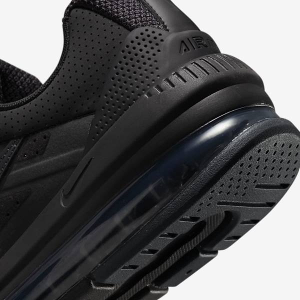 Men's Nike Air Max Genome Sneakers Black / Dark Grey | NK523YXQ