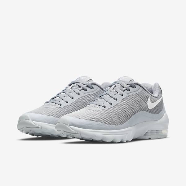 Men's Nike Air Max Invigor Sneakers Grey / White | NK352ZPH