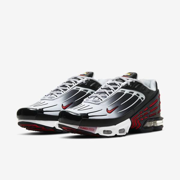 Men's Nike Air Max Plus 3 Sneakers Black | NK316ZTL