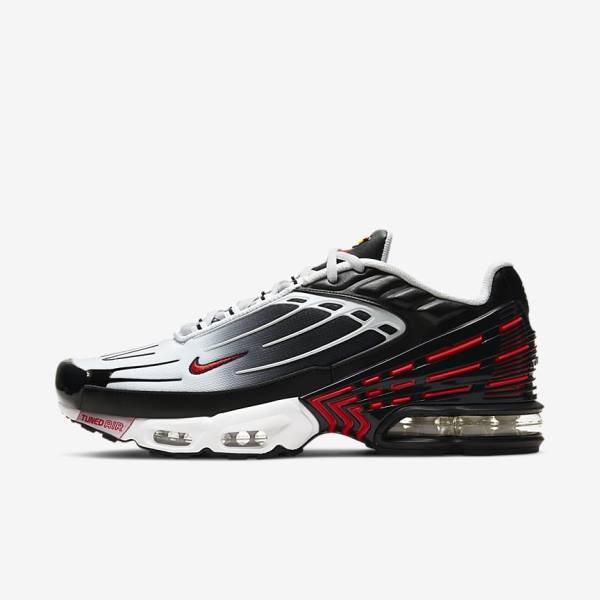 Men\'s Nike Air Max Plus 3 Sneakers Black | NK316ZTL