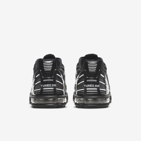 Men's Nike Air Max Plus III Sneakers Black / White | NK102YVR