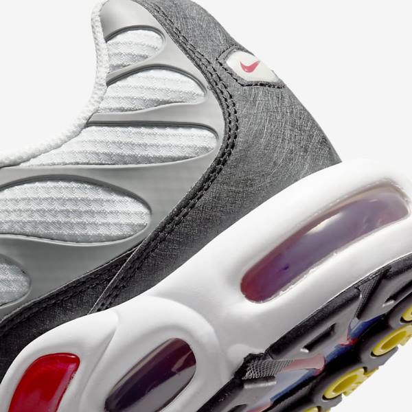 Men's Nike Air Max Plus Sneakers Grey / Black / Red | NK697BKO