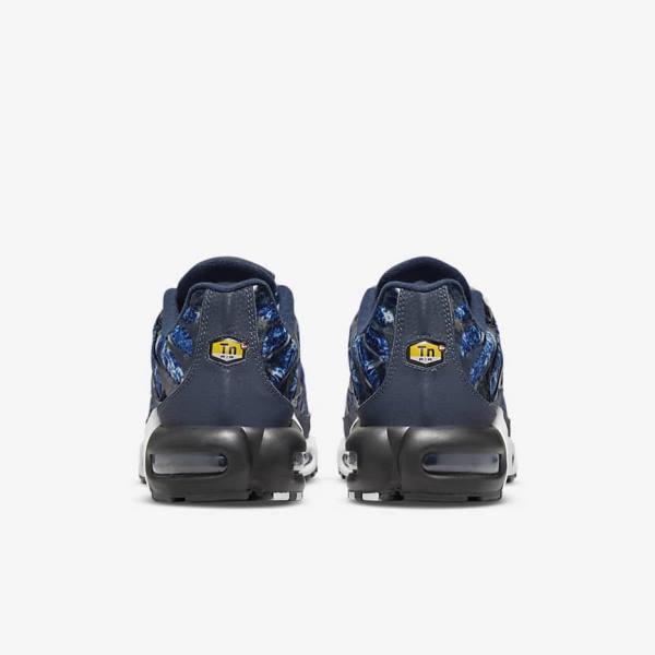 Men's Nike Air Max Plus Sneakers Navy / White / Black / Navy | NK685KED