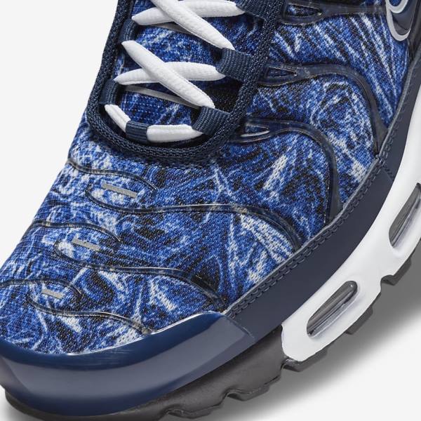 Men's Nike Air Max Plus Sneakers Navy / White / Black / Navy | NK685KED