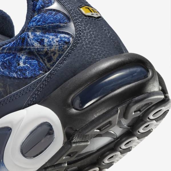 Men's Nike Air Max Plus Sneakers Navy / White / Black / Navy | NK685KED