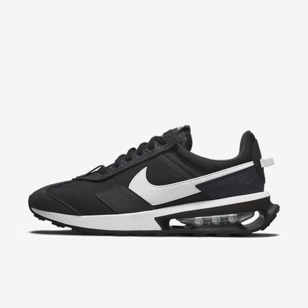 Men\'s Nike Air Max Pre-Day Sneakers Black / Dark Grey / White | NK190YEO