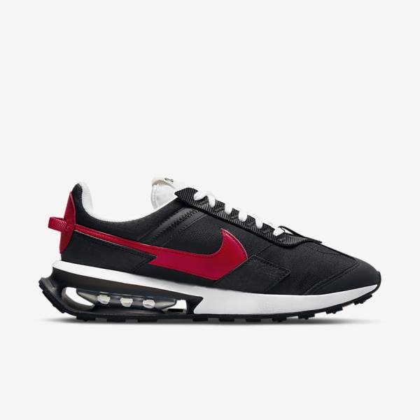 Men's Nike Air Max Pre-Day Sneakers Black / White / Red | NK865DCN