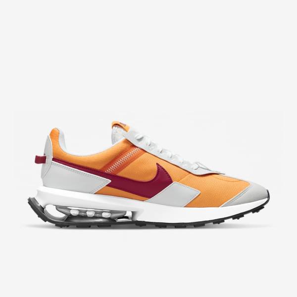 Men's Nike Air Max Pre-Day Sneakers White / Burgundy | NK095SIU