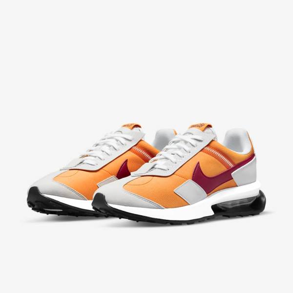 Men's Nike Air Max Pre-Day Sneakers White / Burgundy | NK095SIU