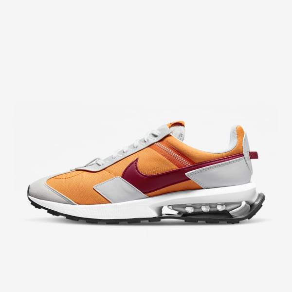 Men\'s Nike Air Max Pre-Day Sneakers White / Burgundy | NK095SIU