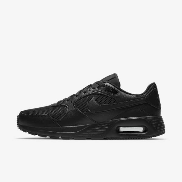 Men\'s Nike Air Max SC Sneakers Black | NK652DLN