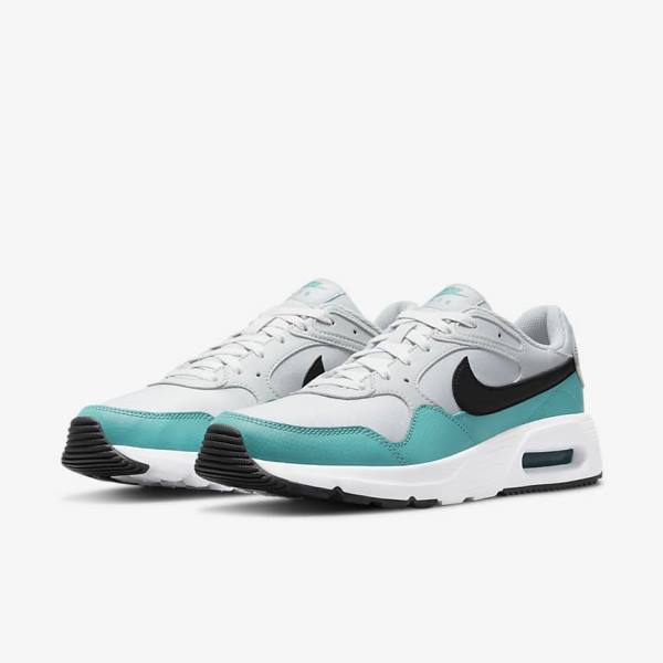 Men's Nike Air Max SC Sneakers Turquoise / White / Black | NK517QEL