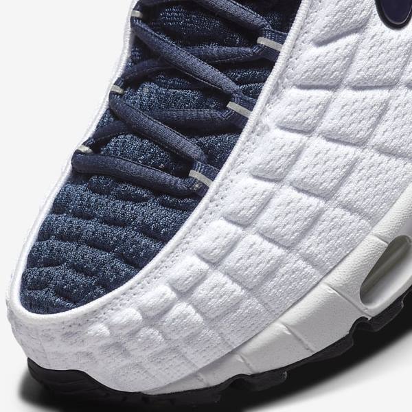 Men's Nike Air Max Tailwind V SP Sneakers White / Navy / Black / Navy | NK940BGP