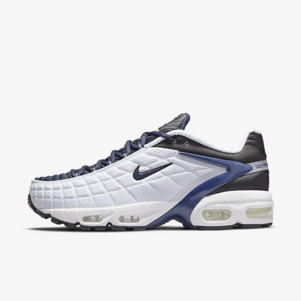 Men\'s Nike Air Max Tailwind V SP Sneakers White / Navy / Black / Navy | NK940BGP