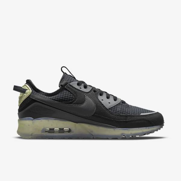 Men's Nike Air Max Terrascape 90 Sneakers Black / Light Green / Dark Grey | NK154HMO