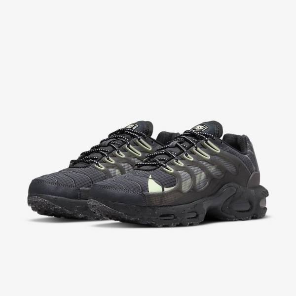 Men's Nike Air Max Terrascape Plus Sneakers Black / Dark Grey / Light Green | NK127ICS