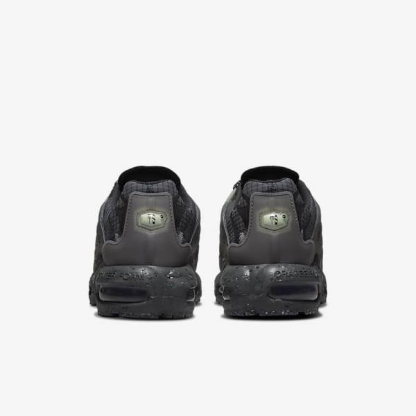 Men's Nike Air Max Terrascape Plus Sneakers Black / Dark Grey / Light Green | NK127ICS