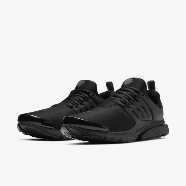 Men's Nike Air Presto Sneakers Black | NK392AEM