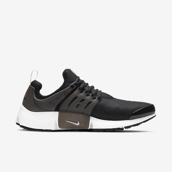 Men's Nike Air Presto Sneakers Black / White | NK935THM