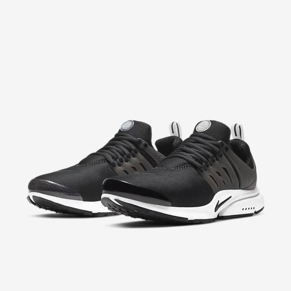 Men's Nike Air Presto Sneakers Black / White | NK935THM