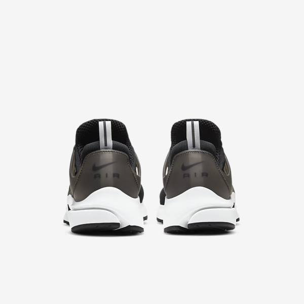 Men's Nike Air Presto Sneakers Black / White | NK935THM