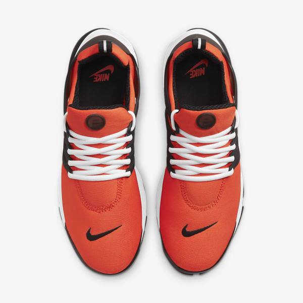 Men's Nike Air Presto Sneakers Orange / White / Black | NK684NRB