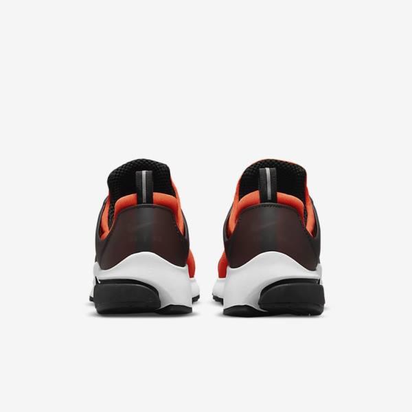 Men's Nike Air Presto Sneakers Orange / White / Black | NK684NRB