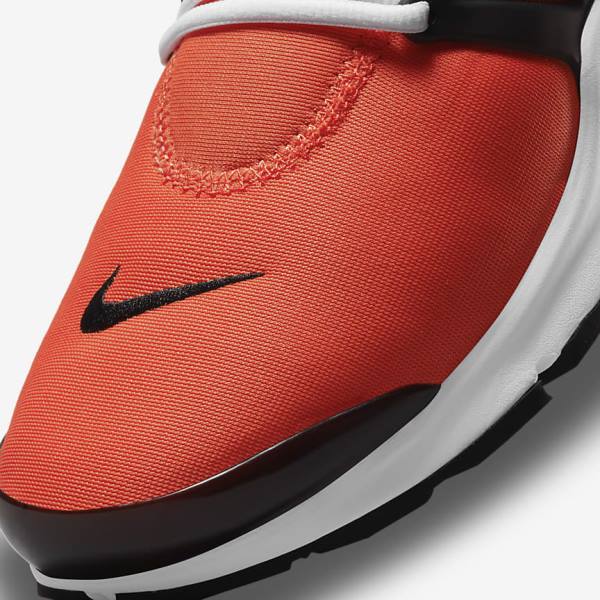 Men's Nike Air Presto Sneakers Orange / White / Black | NK684NRB