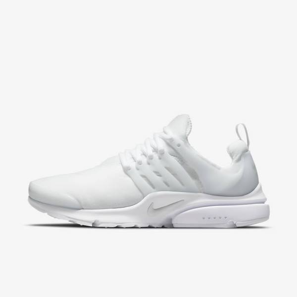 Men\'s Nike Air Presto Sneakers White / Platinum | NK024RQP