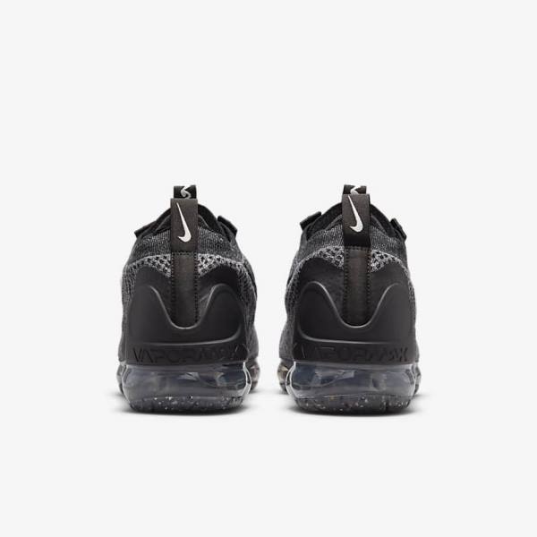 Men's Nike Air VaporMax 2021 FK Sneakers Black / White / Dark Grey / Black | NK043JZP