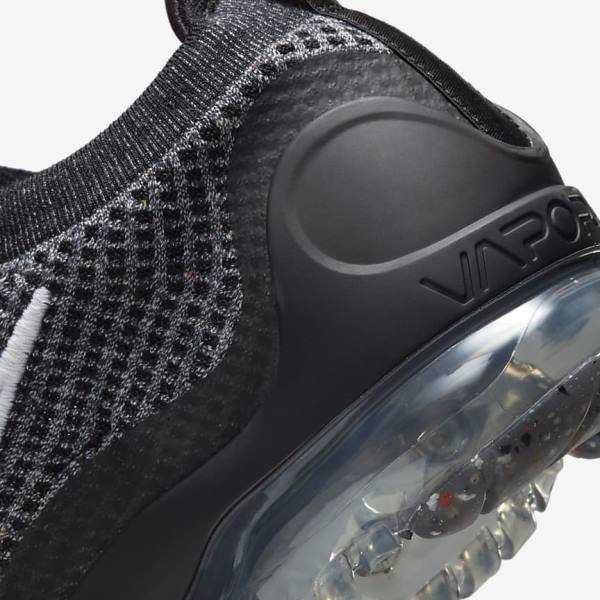 Men's Nike Air VaporMax 2021 FK Sneakers Black / White / Dark Grey / Black | NK043JZP