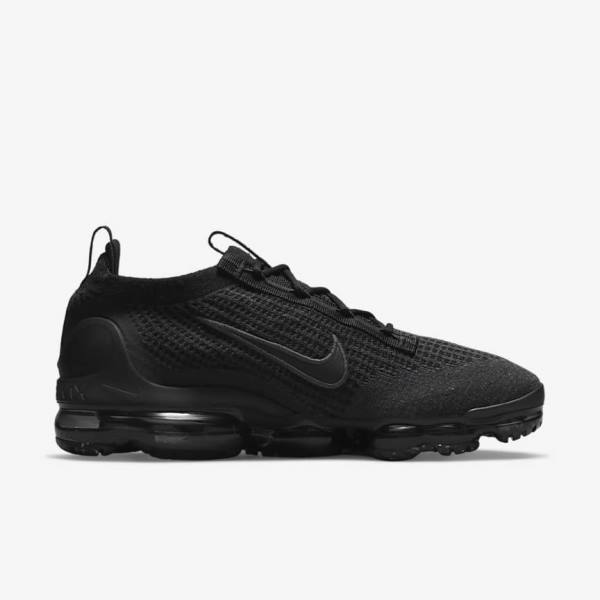 Men's Nike Air VaporMax 2021 FK Sneakers Black / Dark Grey | NK791VAF