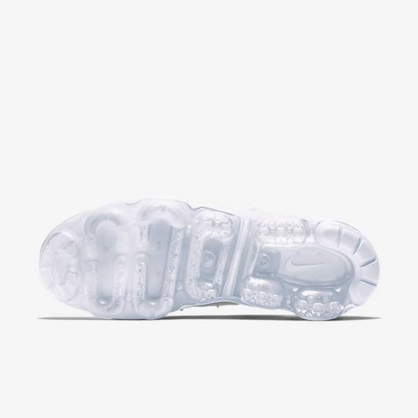 Men's Nike Air VaporMax Plus Sneakers White / Platinum / White | NK871GUV