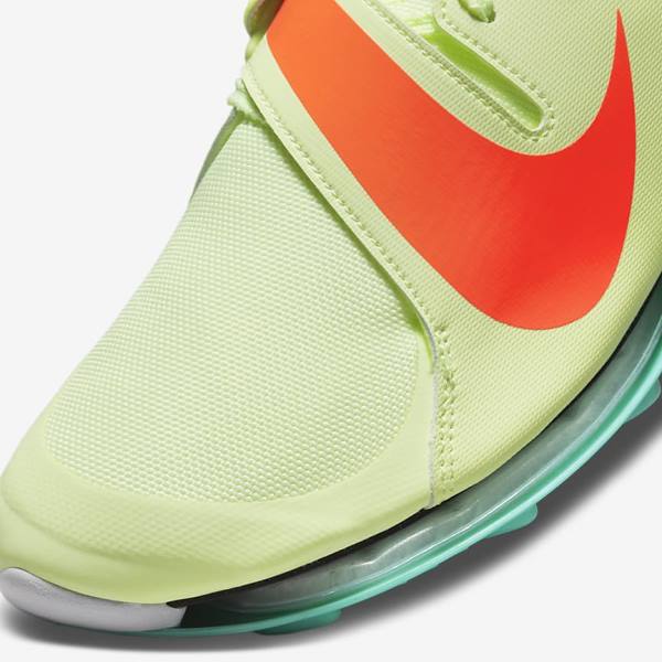 Men's Nike Air Zoom LJ Elite Athletics Jumping Spikes Running Shoes Turquoise / Orange | NK265TBS