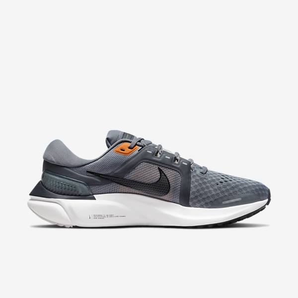 Men's Nike Air Zoom Vomero 16 Road Running Shoes Grey / Dark Grey / Black | NK548QKU