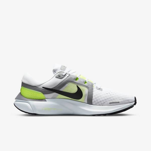 Men's Nike Air Zoom Vomero 16 Running Shoes White / Grey / Black | NK750AUV