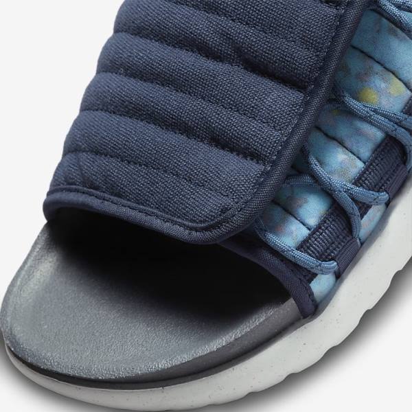 Men's Nike Asuna 2 Next Nature Slides Navy / Grey / Dark Grey / Navy | NK513IXK