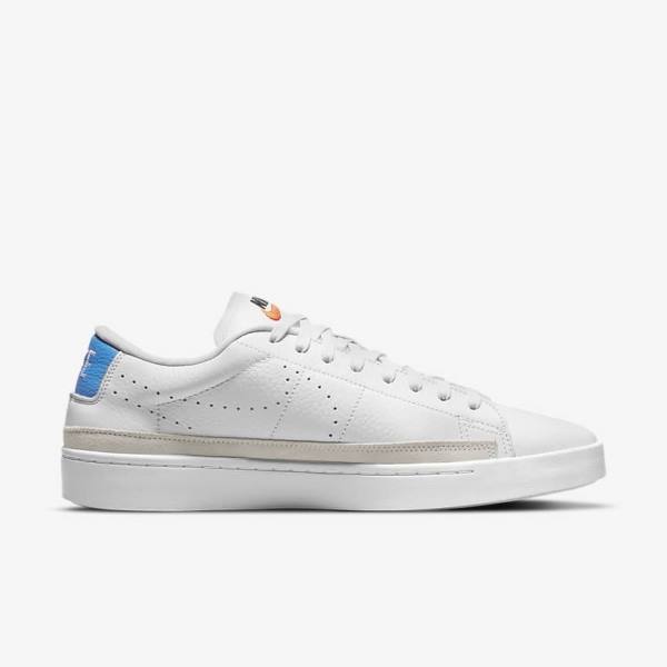 Men's Nike Blazer Low X Sneakers White / Light Blue / White | NK391NBA