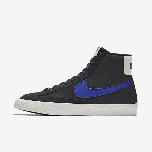 Men\'s Nike Blazer Mid By You Custom Sneakers Multicolor | NK239VYC