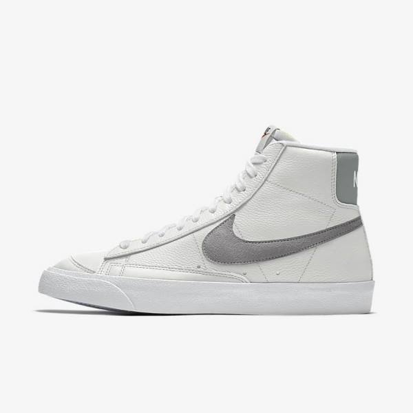 Men\'s Nike Blazer Mid By You Custom Sneakers Multicolor | NK982OVA