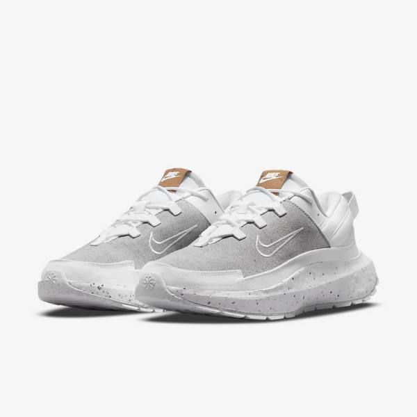 Men's Nike Crater Remixa Sneakers White | NK607KQU